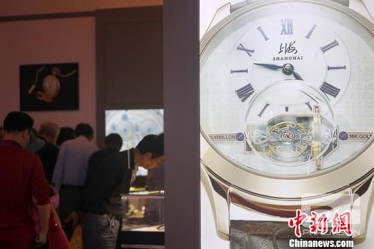 上海牌手表展示国货精品。 张亨伟 摄